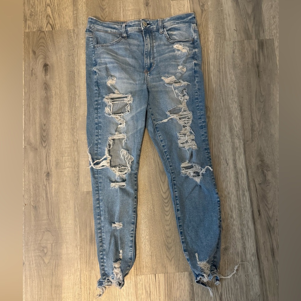American Eagle ripped jeans